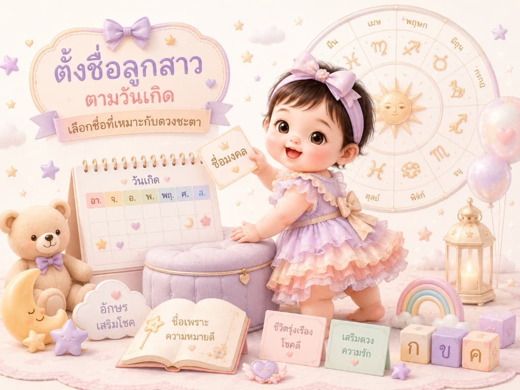 ไอเดียตั้งชื่อลูกสาวตามวันเกิด