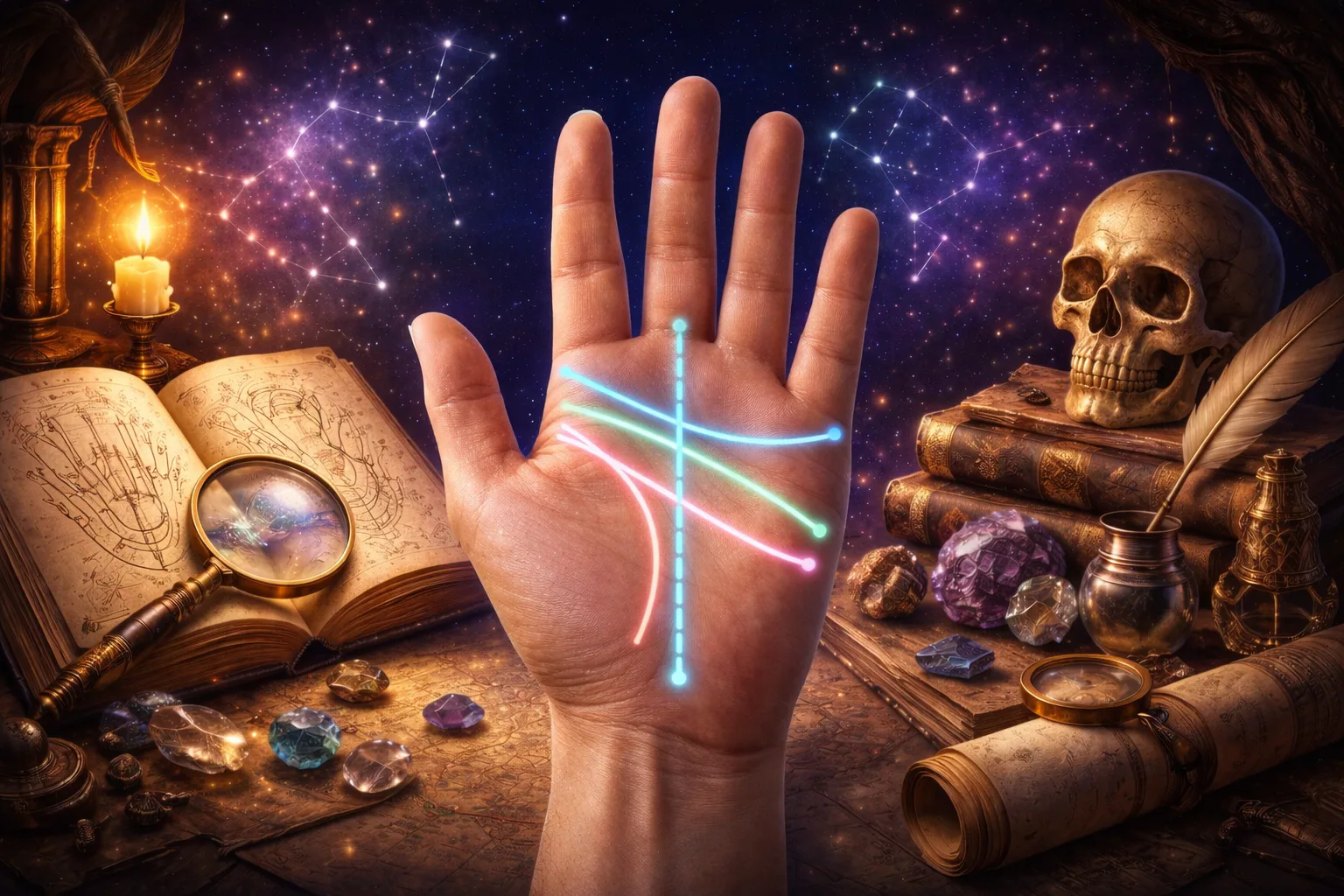 ภาพหน้าปกบทความ หลักการดูลายมือ (หัตถศาสตร์) ในมุมมองประวัติศาสตร์ วัฒนธรรม และหลักฐานเชิงวิทยาศาสตร์ - บทความชื่อมงคล NameMongkol