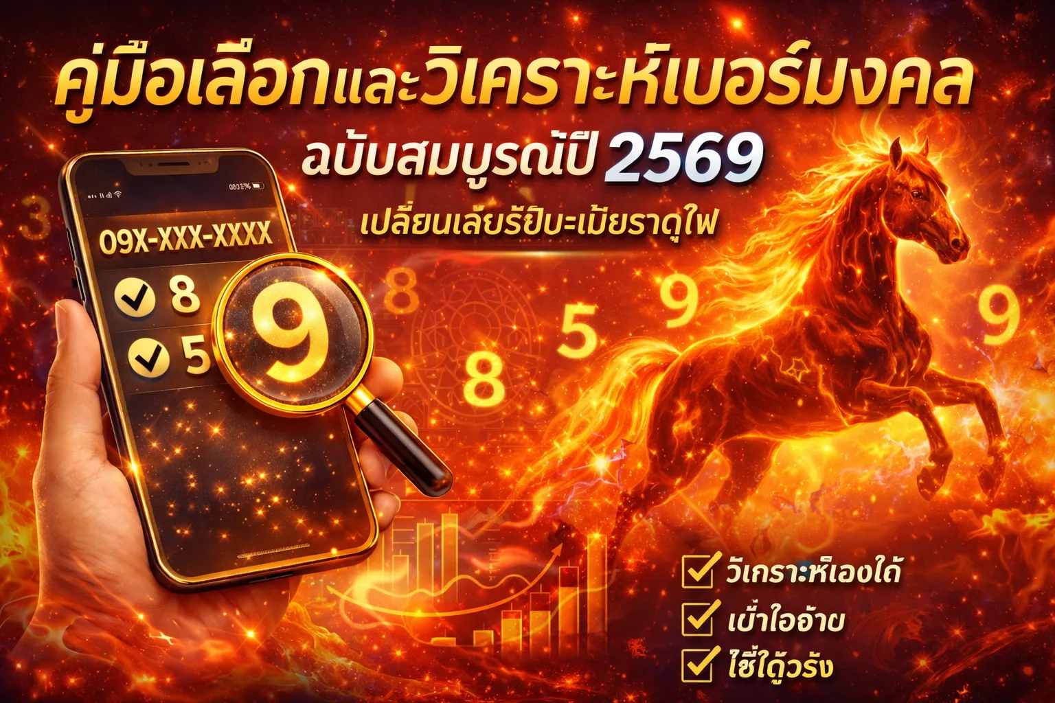 คู่มือเลือกและวิเคราะห์เบอร์มงคล 2026 เบอร์มือถือเสริมดวง