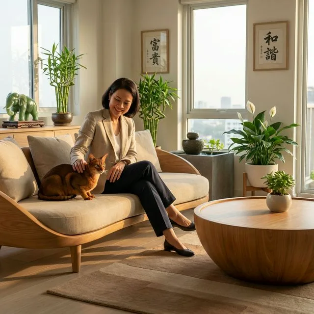 นักธุรกิจไทยกับแมวมงคล