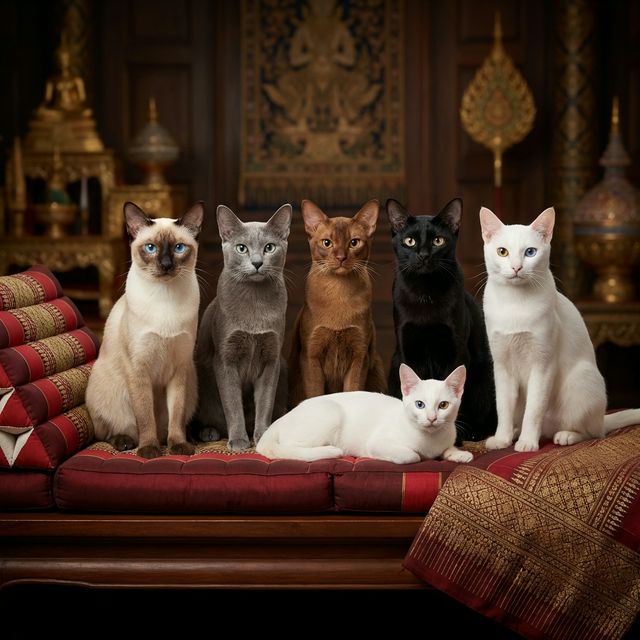 5 แมวมงคลไทย เอกลักษณ์ประจำชาติ